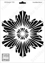 Schablone-Stencil A4 204-1723 Snowflake Blume